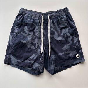 Vuori Men's Athletic Shorts - Black Camo